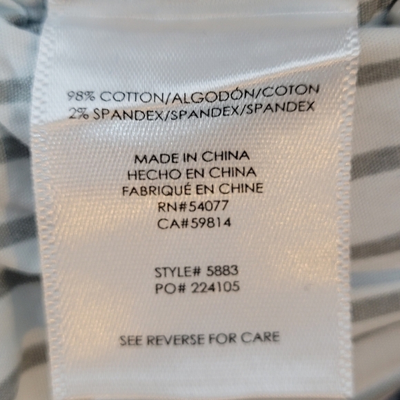 CAbi Higher High Rise Straight Leg Ice Blue Classic Jeans #5883 - Size 4 - Picture 12 of 13